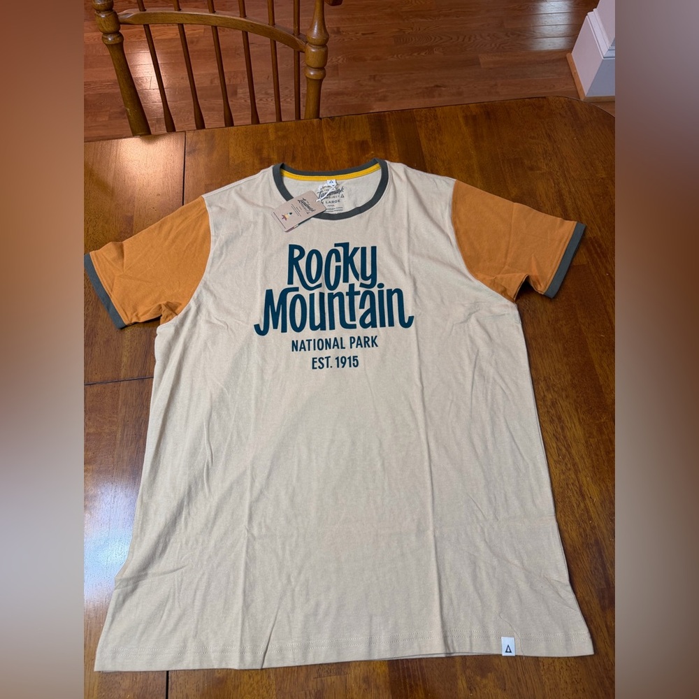 New Landmark Project Rocky Mountain National Park Tee Shirt Size XL MSRP $49